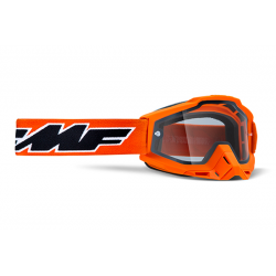 Paire de lunettes POWERBOMB FMF Enduro Masque Rocket Orange - écran tranparent