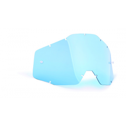 Ecran de lunettes FMF POWERBOMB/POWERCORE écran de remplacement anti-buée bleu