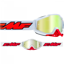 Paire de lunettes POWERBOMB / Masque FMF Rocket White - écran or réaliste