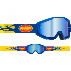 Paire de lunettes FMF POWERCORE Masque FMF Flame Navy - écran Bleu miroir