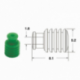 Joints silicone creux 090 FRKW 1,6mm vert BIHR BIHR 